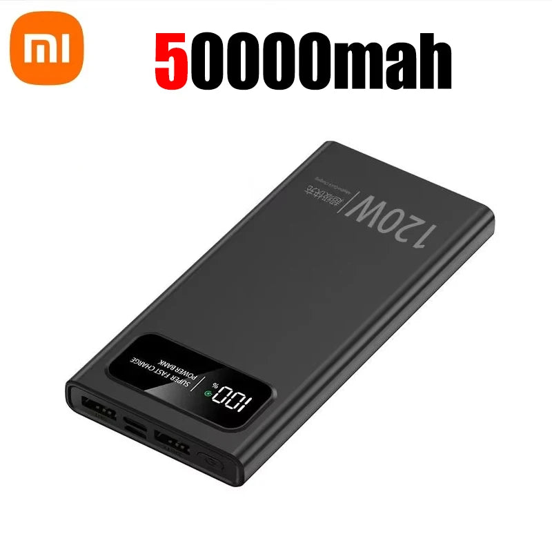 120W Mobile Power Bank Super Fast Charge 200000Mah Large Capacity Fast Charge Battery External Battery Mobile Power Bank